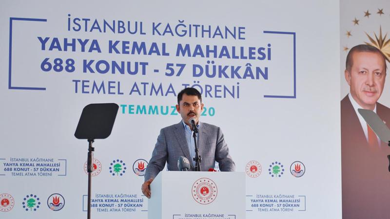 Bakan Kurum: Hedefimiz 2021 yılında İstanbul’da 100 bin konutu dönüştürmek