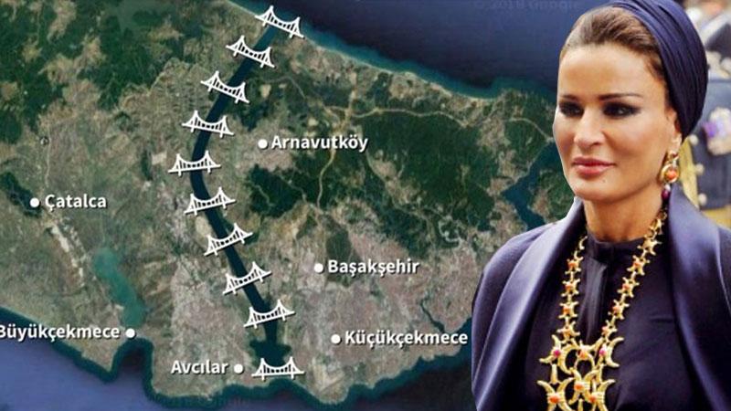 Kanal İstanbul’un çevresindeki imar planları onaylandı; Katar Emiri’nin annesi Moza’nın aldığı arsa turizm-ticaret alanı oldu