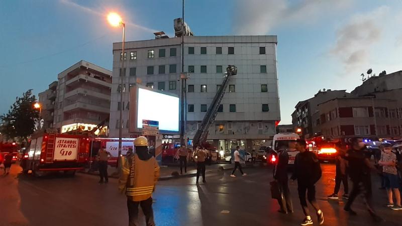 İstanbul'da bir özel hastanede yangın