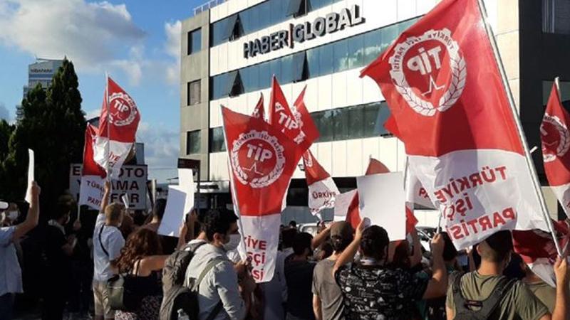 Haber Global'e 'Haluk Kırcı' protestosu