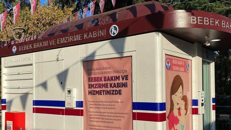 Trabzon Büyükşehir Belediyesi ile Türkiye Kanser Derneği'nin bebek bakım kabinlerine ATM yerleştiren şirket yılda 10 milyon TL kazanmış!