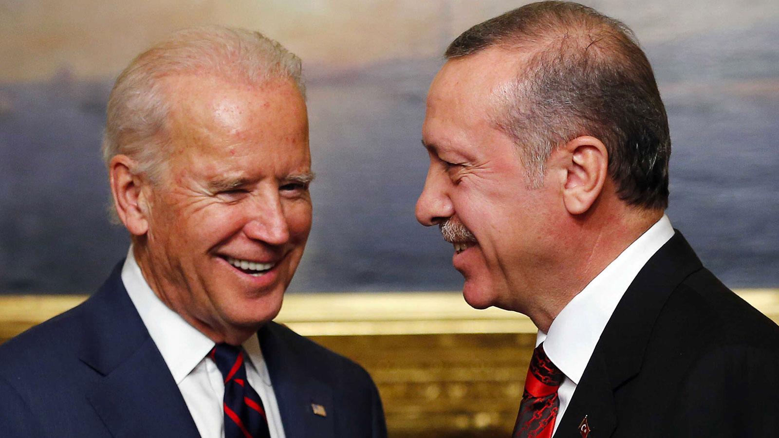 Biden - Erdoğan (soldan sağa)