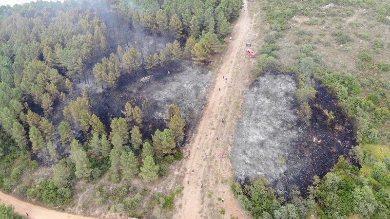 Aydos'ta 13 günde 6. orman yangını