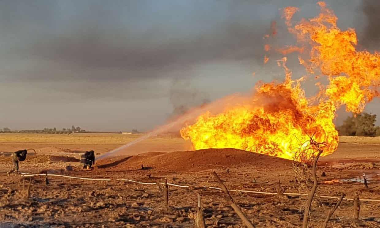 Doğalgaz hattında meydana patlamanın ardından Suriye genelinde elektrik kesintileri yaşanıyor