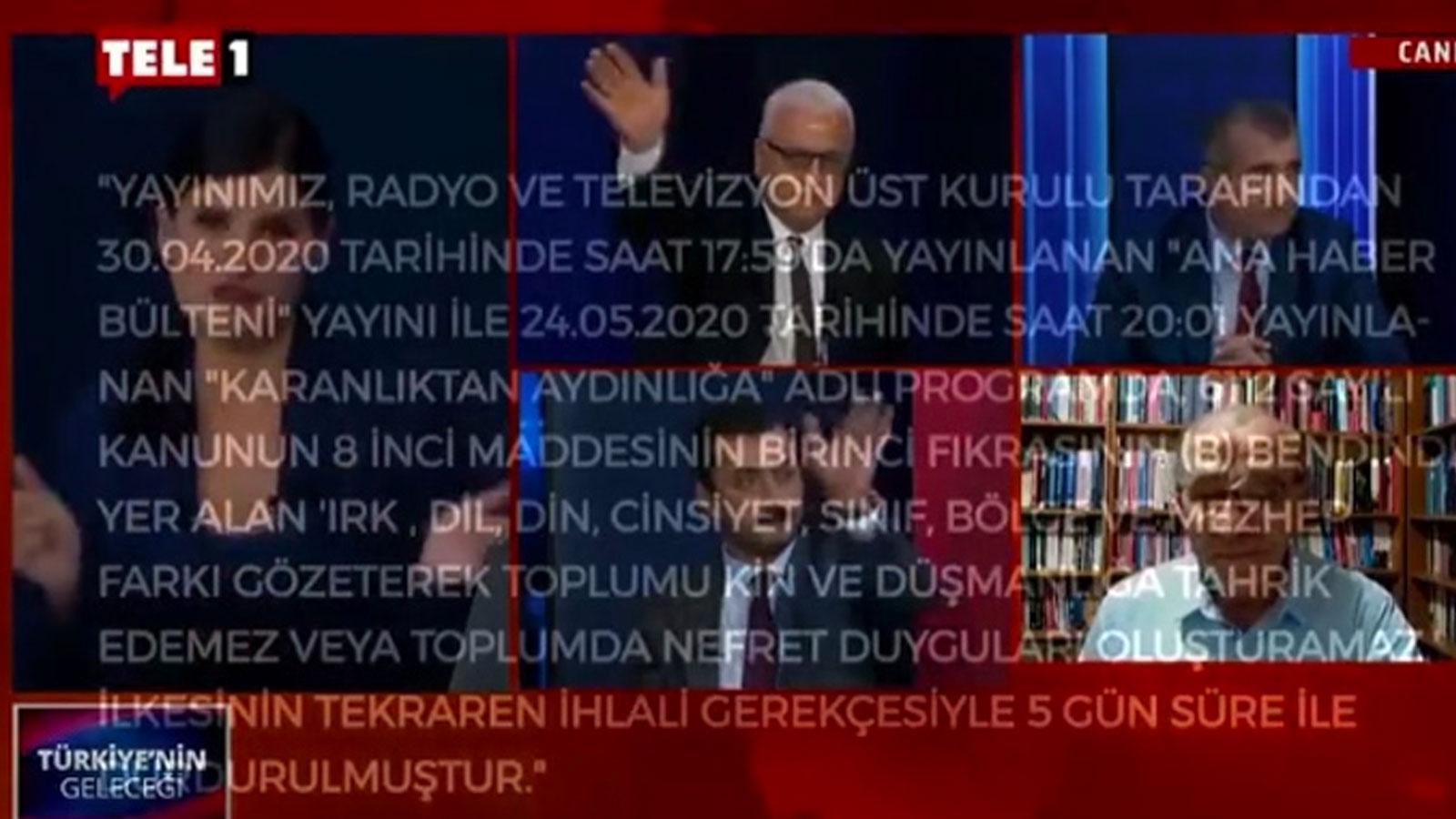 Sözcü yazarı Zeyrek'ten RTÜK'e 'TELE1' tepkisi: Kanalın toptan susturulması düpedüz 'sansür'