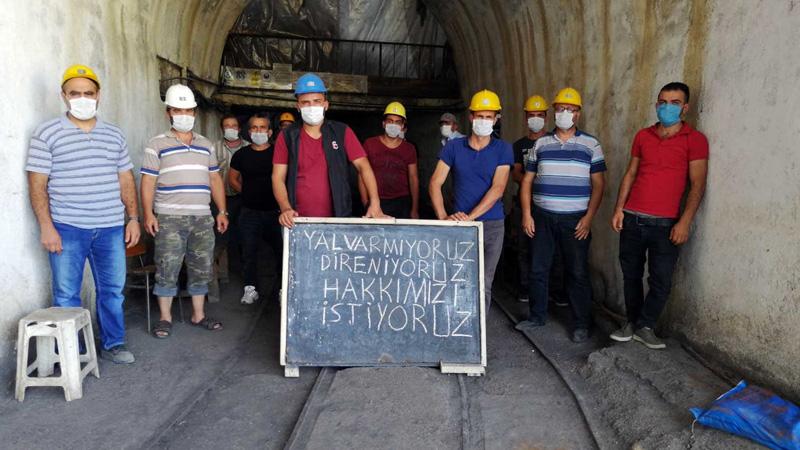 13 aydır maaş alamayan Ermenekli madenciler taleplerini açıkladı