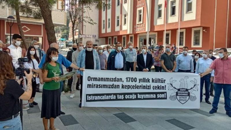 Kuzey Ormanları Savunması ve 37 muhtardan taş ocağı için suç duyurusu