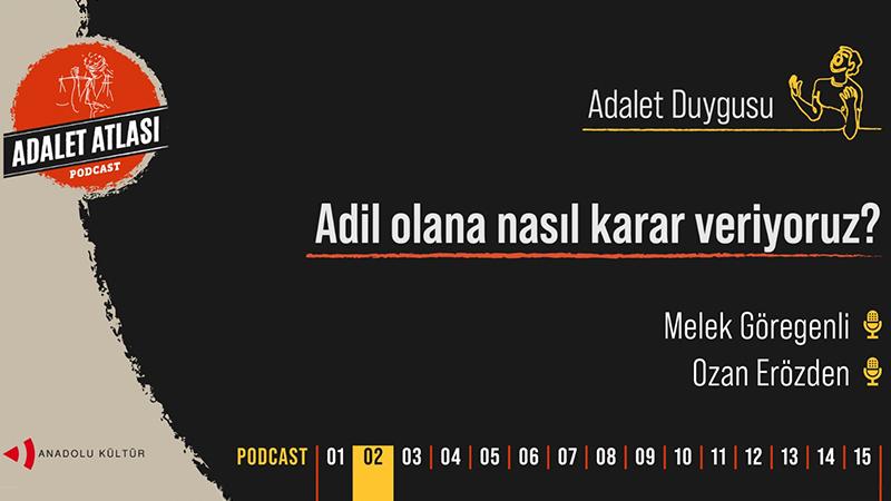 Adalet Atlası podcast serisinin 'Adalet Duygusu' bölümü yayında