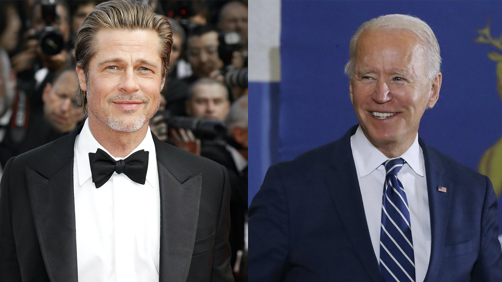 Joe Biden'ın reklam kampanyası sesi Brad Pitt oldu 