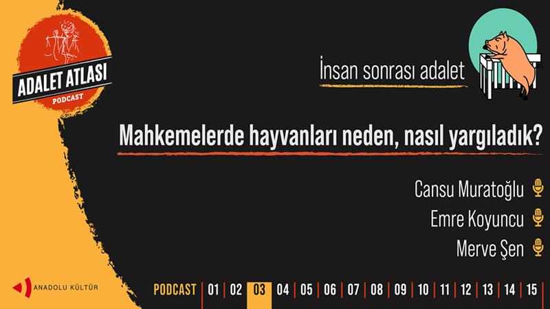 Ortaçağ'daki hayvan yargılamalarından insan merkezli adalet kurgusuna: Adalet Atlası podcast serisinin 3. bölümü yayında