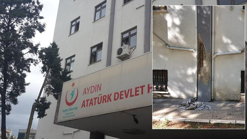 Aydın Devlet Hastanesi'nin poliklinik bölümü risk nedeniyle kapatıldı