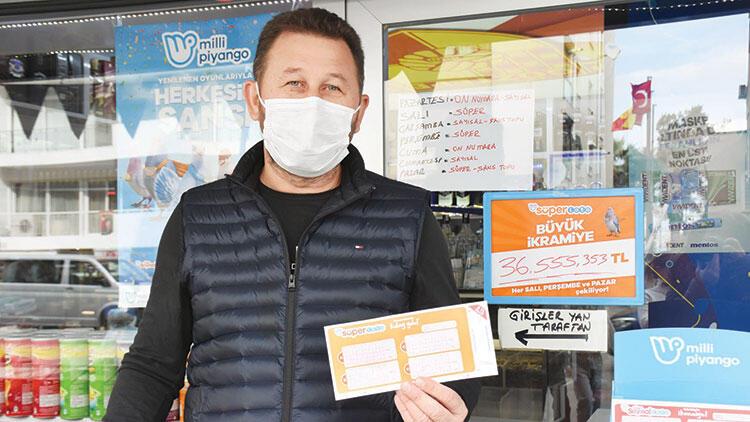 Süper Loto'da 36 milyon TL rekor ödül İzmir'e çıktı