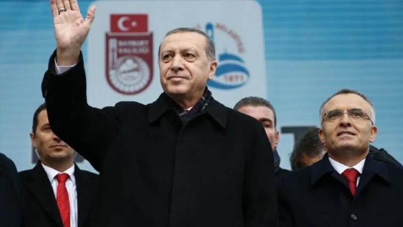 Cumhurbaşkanı Erdoğan ve Merkez Bankası'nın yeni başkanı Naci Ağbal