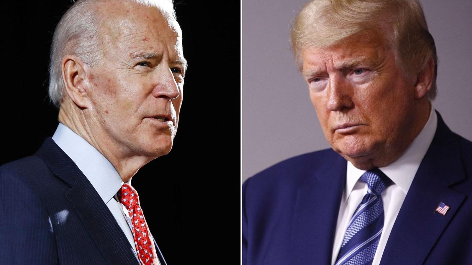 Biden - Trump (sağda)