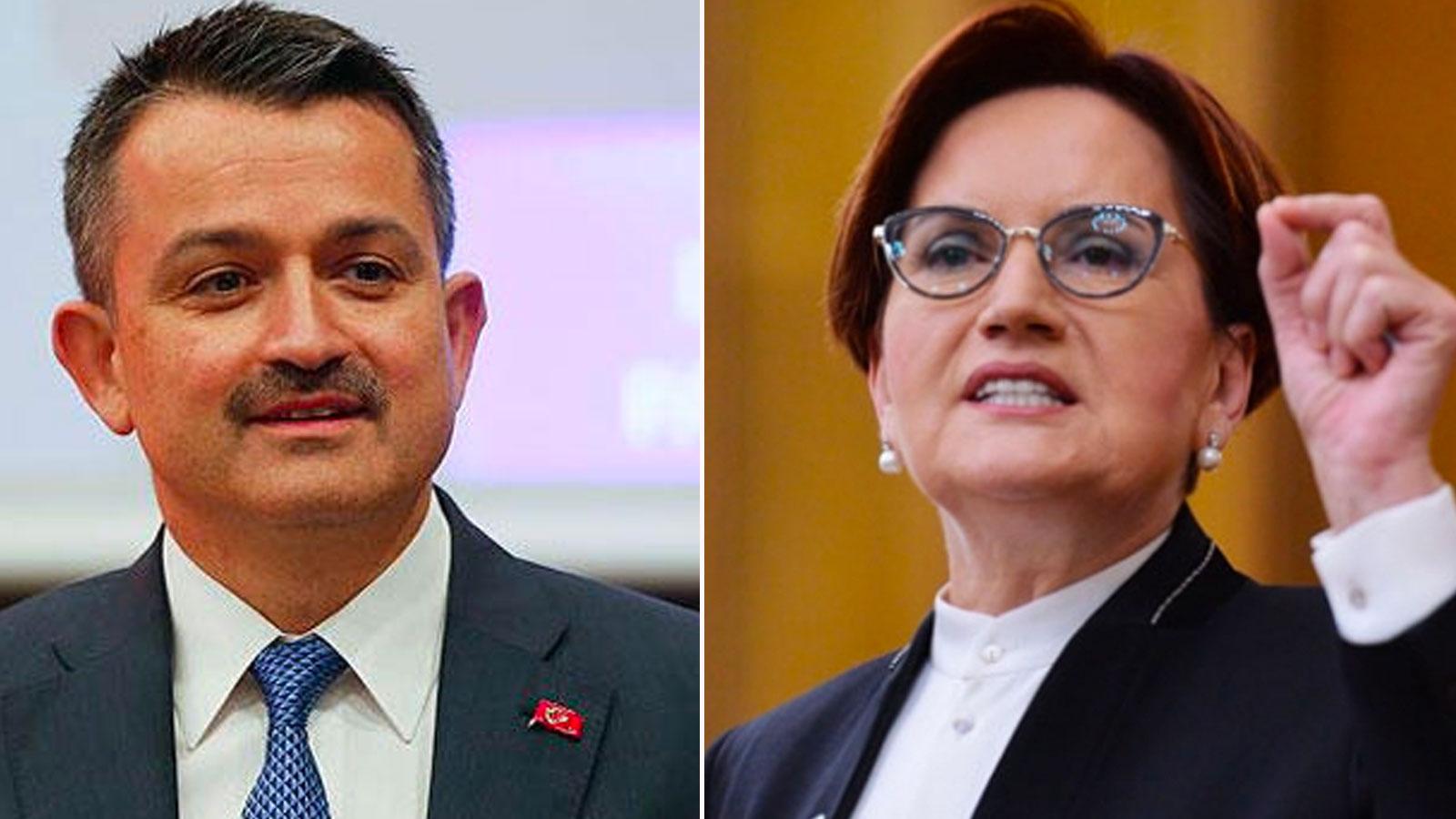 "Akşener, Tarım ve Orman Bakanı da TikTok’ta istifa etsin çağrısında bulunmuştu;  Pakdemirli ile ilgili İyi Parti'de bir süredir çalışma yapılıyor"