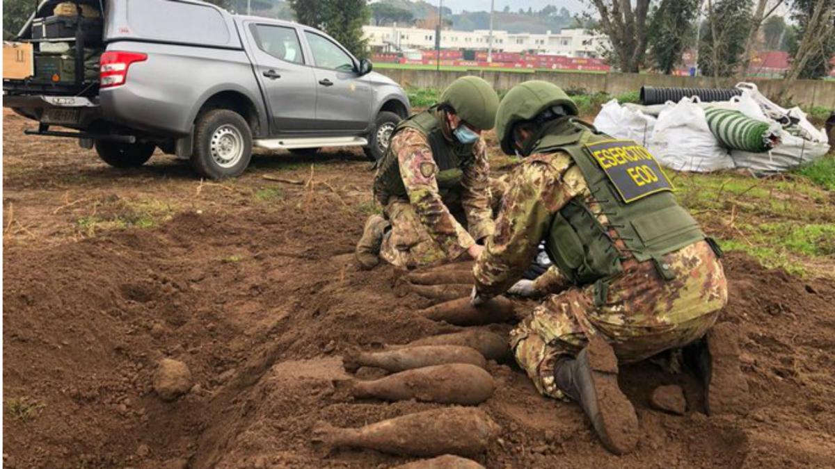 Roma kulübünün tesislerinde 2. Dünya Savaşı'ndan kalma bombalar bulundu