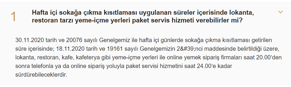 İçişleri Bakanlığı'ndan sokağa çıkma kısıtlamasına ilişkin sık sorulan sorular ve yanıtları 