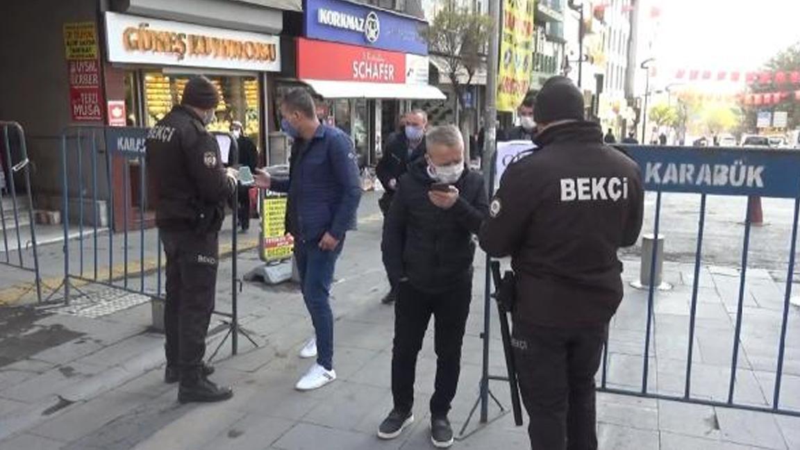 Karabük’ün en yoğun caddesine 400 kişi sınırlaması