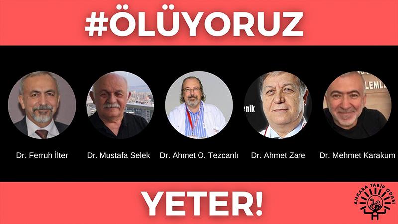 5 doktor daha Koronavirüs sebebiyle yaşamını yitirdi