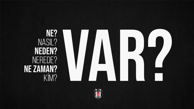 Beşiktaş'tan TFF ve MHK'ya çok sert 'VAR' tepkisi