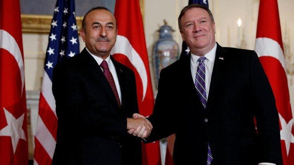 Dışişleri Bakanı Çavuşoğlu, Pompeo'yla görüştü