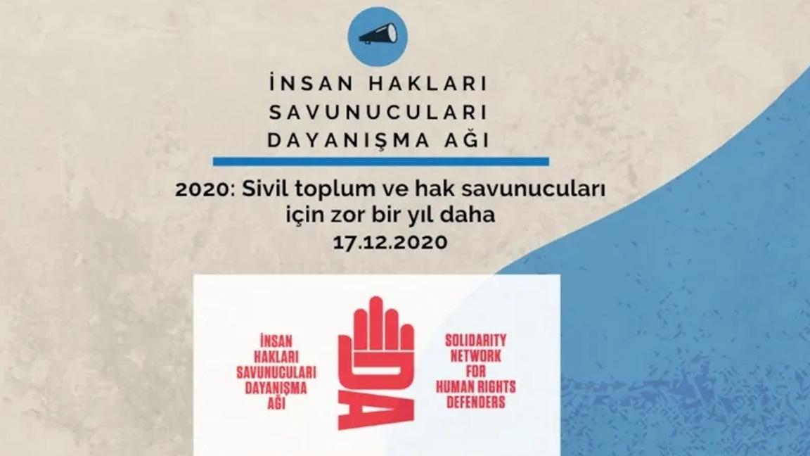 İnsan hakları savunucuları 2020 raporunu açıkladı