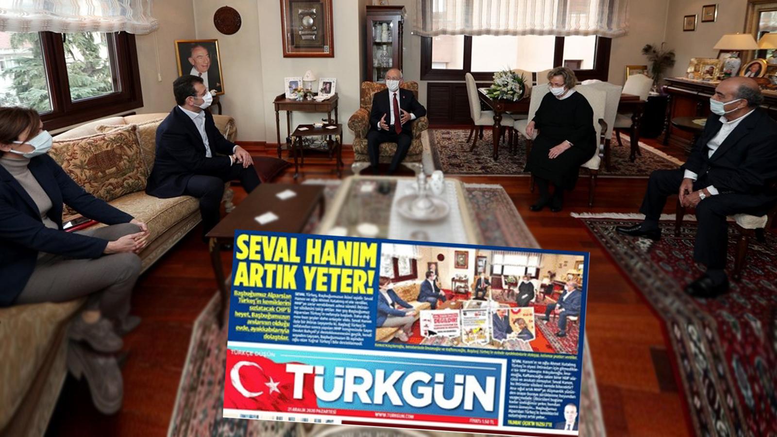 Türkgün gazetesi, CHP'nin ziyaret ettiği Seval Türkeş'e böyle tepki gösterdi: Artık yeter!