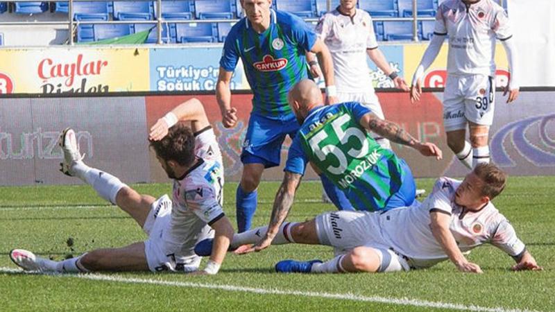 Rize'de puanlar paylaşıldı: 1-1