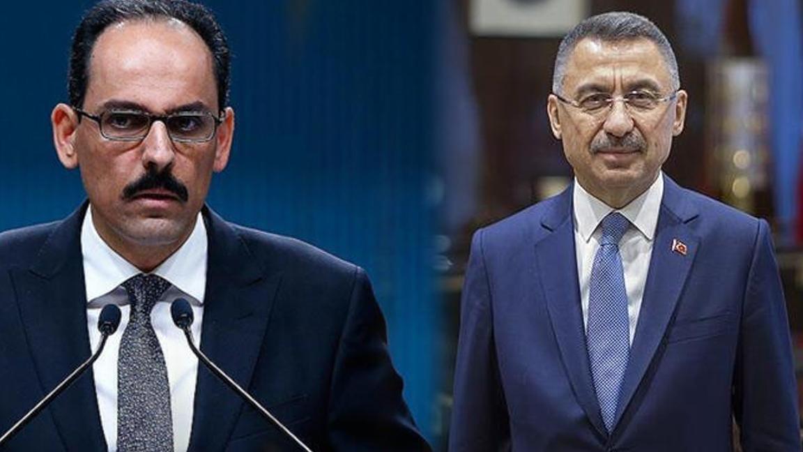 Fuat Oktay ile İbrahim Kalın'dan 'sözde cumhurbaşkanı' tepkisi: Bu şaibeli zihniyetin demokratik siyasette yeri yoktur