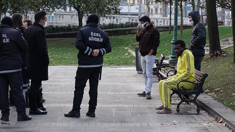 Gezi Parkı'nda soğuktan titrerken bulunan Nijeryalı yardımları kabul etmedi