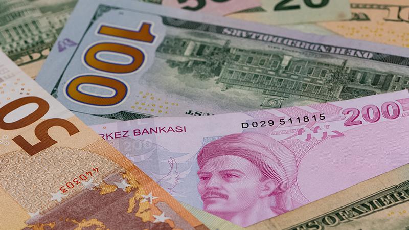 Gün içinde 17,52'yi gören dolar, 16,90 liraya geriledi