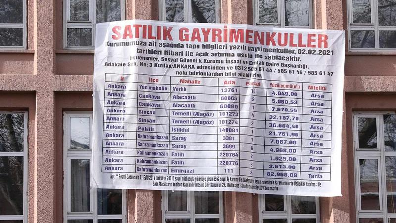 50 milyar TL açık veren SGK, gayrimenkullerini satışa çıkardı