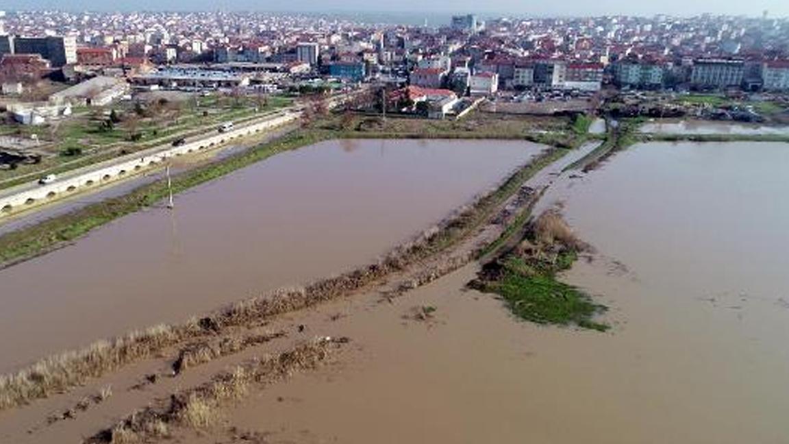 'Turuncu alarm' verilen Ergene Nehri taştı; barajlarda doluluk oranları yüzde 60 seviyelerine geldi