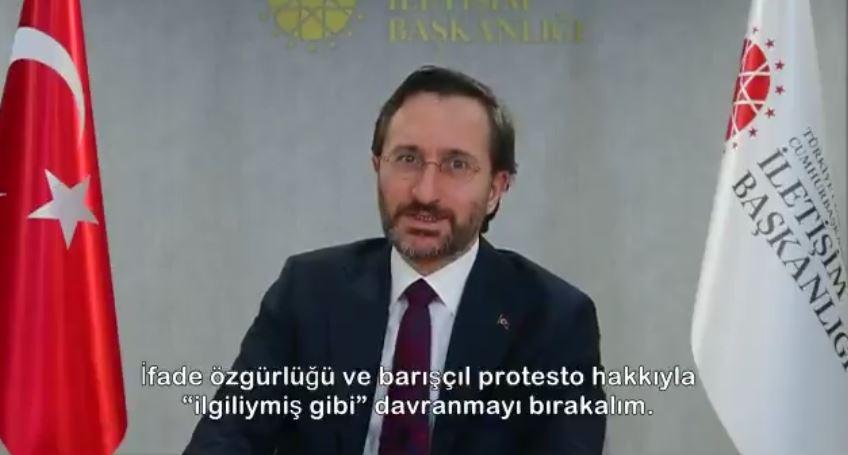 Fahrettin Altun'un "Boğaziçi’nde Neler Oluyor?" videosu "dislike" yağmuru gelince; yorumlar kapatıldı ve beğenme sayısı gizlendi