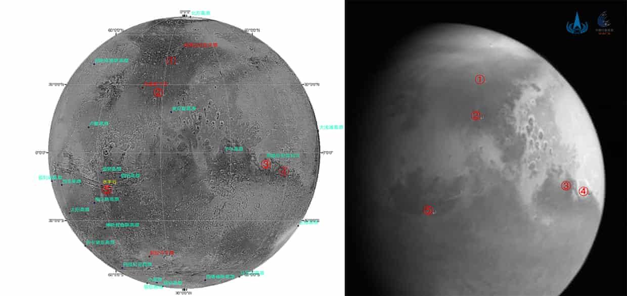 Çin'in keşif aracı Tianwen-1'in ilk Mars fotoğrafları yayınlandı