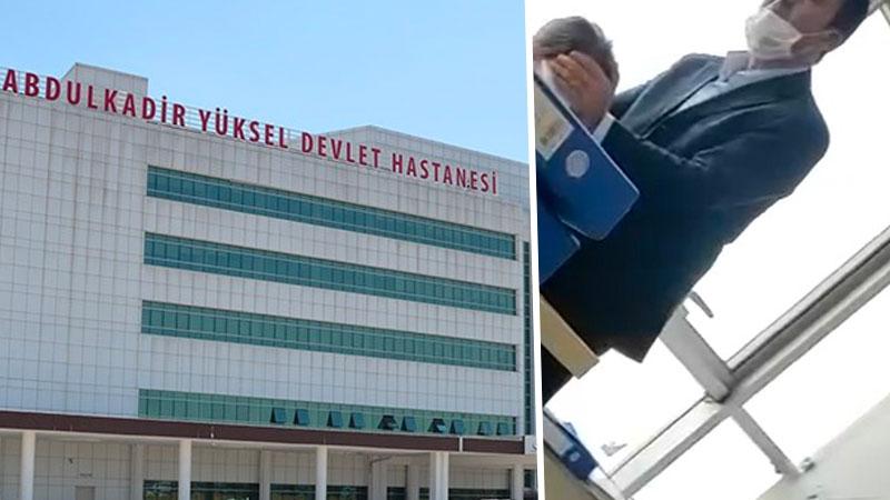 Abdulkadir Yüksel Devlet Hastanesi’nde görevli memurun “üfürükçülük” yaptığı görüntüler ortaya çıktı; "Üniversiteden gelen arkadaşlarımız, hocalarımız var"