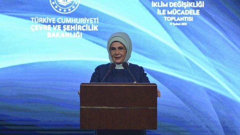 Emine Erdoğan'dan iklim değişikliği uyarısı: Son dönemeçteyiz; elimizde gidişatı değiştirebilecek son 10 yılımız var