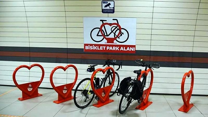 İstanbul metrosuna bisiklet parkları kuruluyor