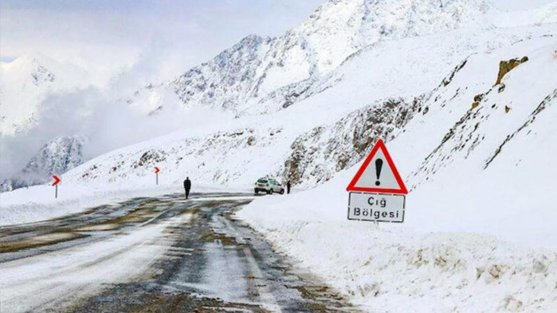 Meteorolojiden 8 ilde çığ uyarısı