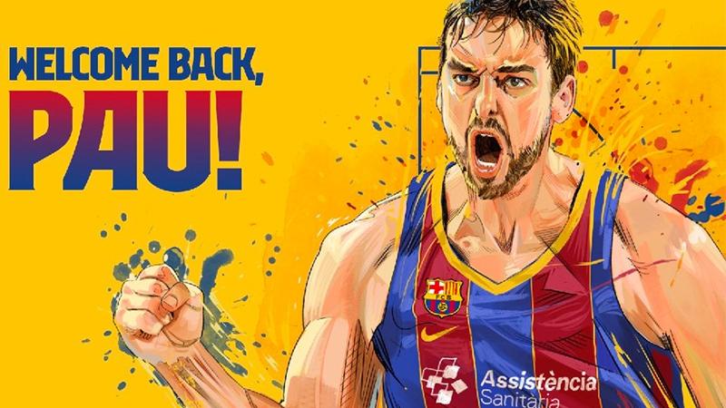 Pau Gasol, 20 yıl sonra resmen Barcelona'ya döndü