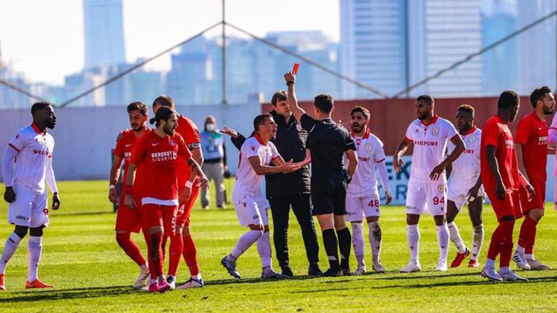 TFF'den Ümraniyespor-Samsunspor maçıyla ilgili "kural hatası" kararı