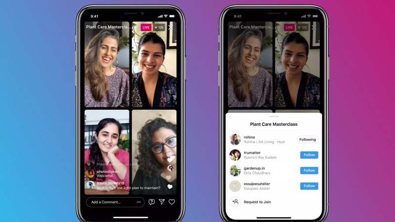 Instagram canlı yayın katılımcı sayısını 4'e çıkardı