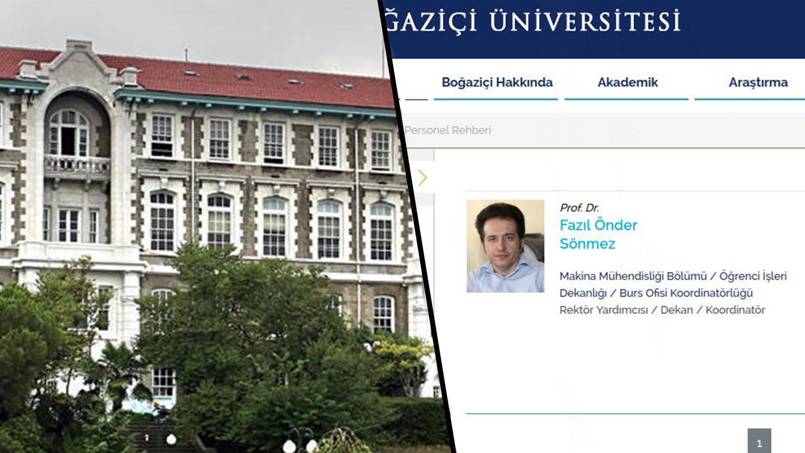 İslam Araştırmaları danışmanı Fazıl Önder Sönmez, Boğaziçi Üniversitesi'nde 3 göreve atandı