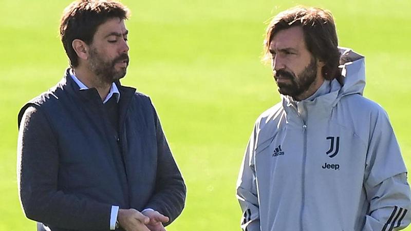 Juventus başkanı Agnelli ile teknik direktör Pirlo kavga etti