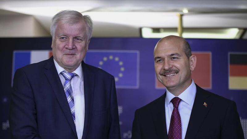 İçişleri Bakanı Soylu, Alman mevkidaşı Seehofer ile görüştü