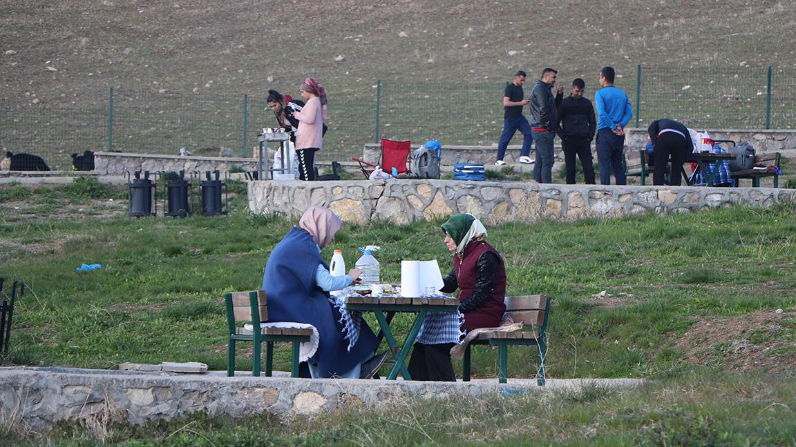 Vaka sayısı en düşük olan Şırnak'ta, piknik alanları doldu