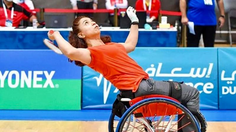 Milli sporcu Emine Seçkin'den Para Badminton Turnuvası'nda 2 madalya