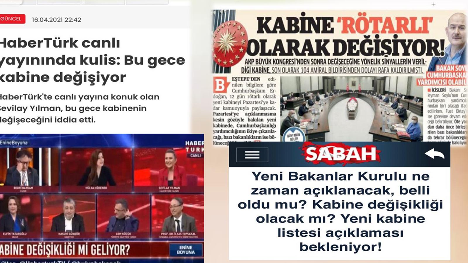 Faruk Bildirici: Ey kabine değişikliği bu gece geldiysen üç kere vur, yazarlarımız perişan