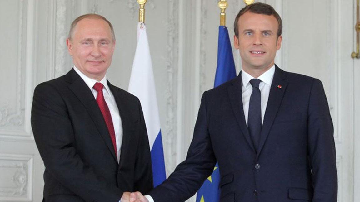 Putin ve Macron telefonda görüştü