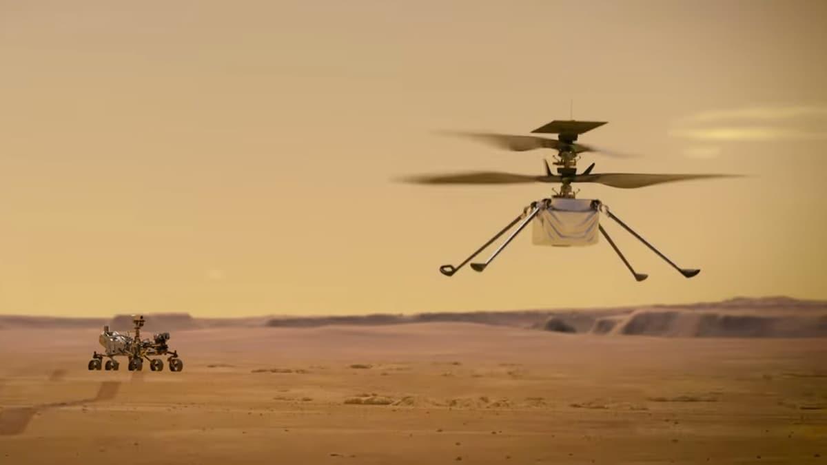 NASA'nın Mars'ın üzerinde uçurduğu helikopter Ingenuity'de ilk büyük arıza 